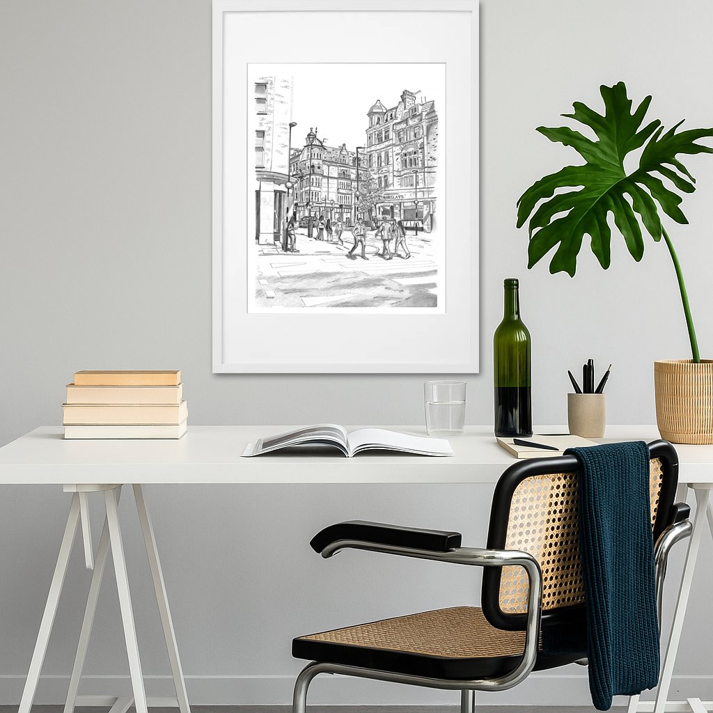 Marylebone High Street London Wall Art for the Office. Ideas for the home office