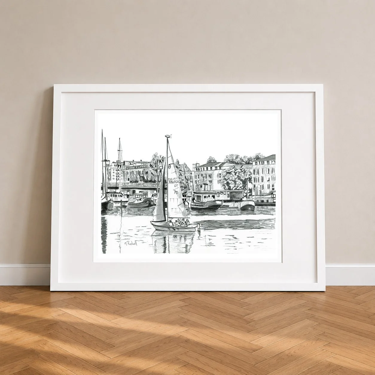 Greenland Dock London Print Pencil Drawing.jpg