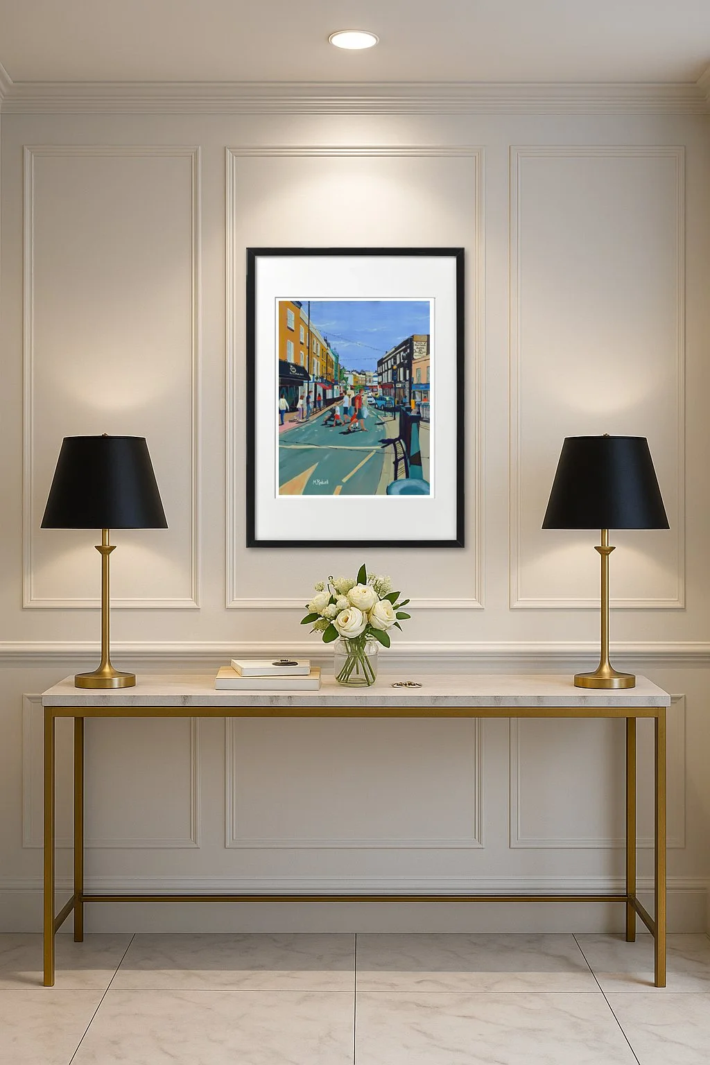Blackheath London Wall Art Hallway Interior Ideas