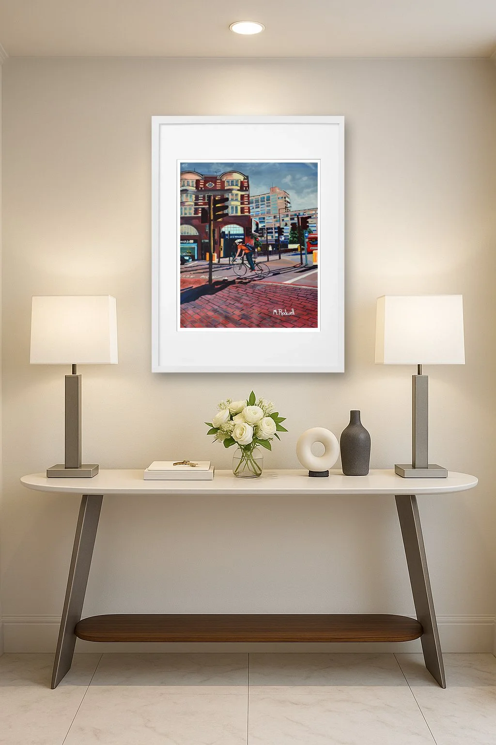 Elephant and Castle Colour Print For the Home