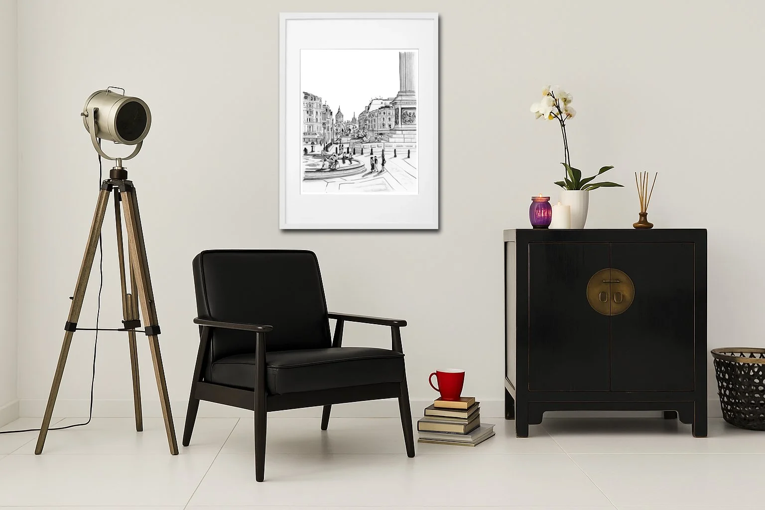 Interior Designer Room, Artwork Featuring Trafalgar Square