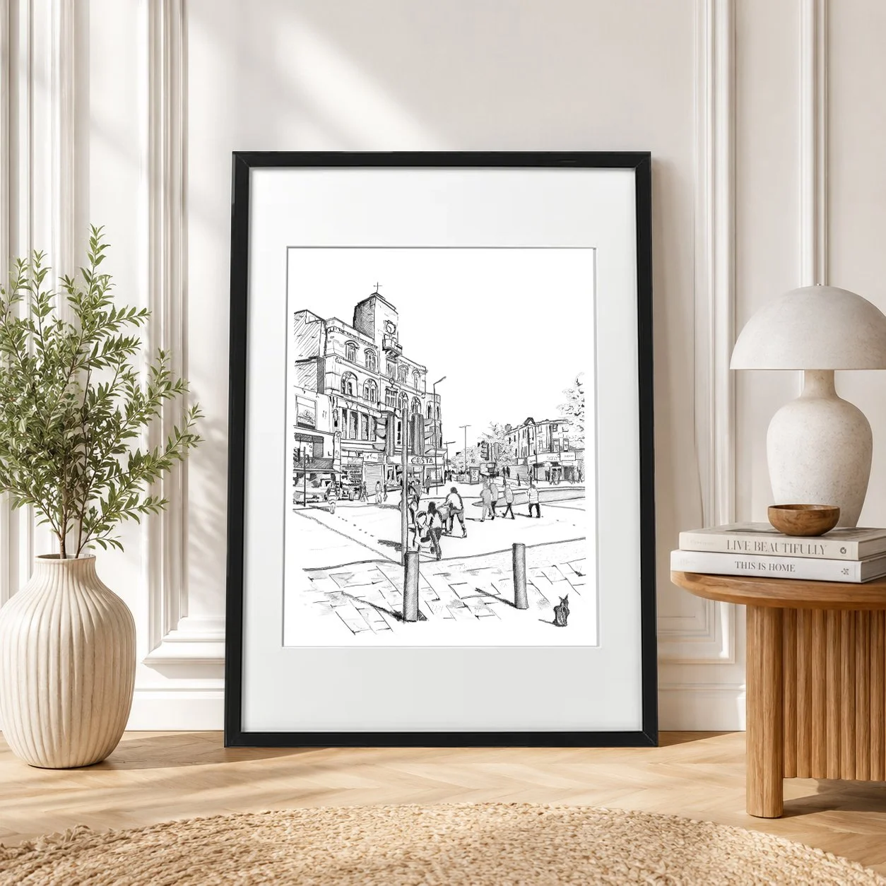 Peckham Shops Wall Art by M.Rodwell London.jpg