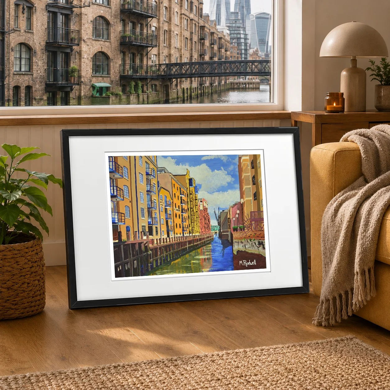 St Saviours Dock, Neckinger Bermondsey London Print.jpg