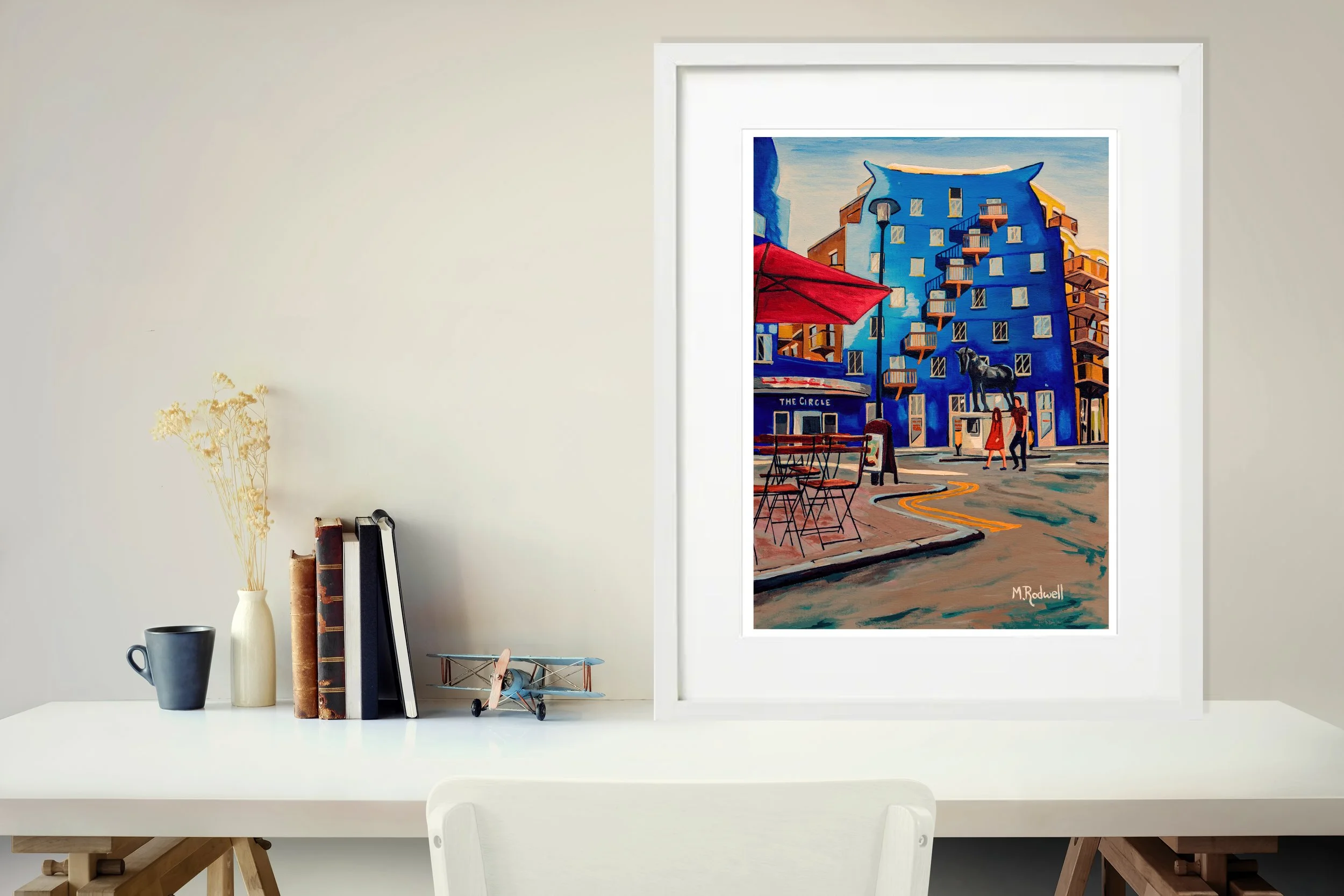 The Circle Shad Thames Bermondsey Street Illustration Print