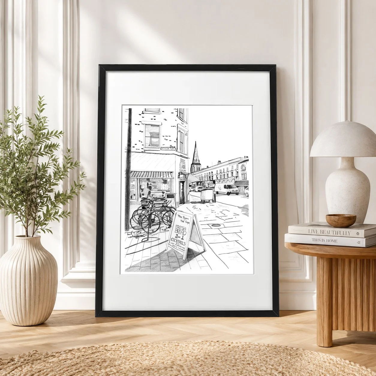 Camberwell Pencil Prints White Frame Wall Art.jpg