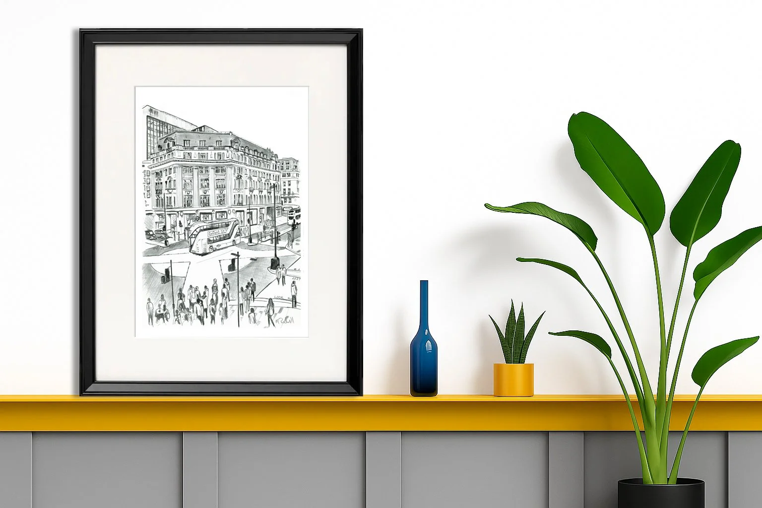 Oxford Street London Wall Art.  Great London Gift Ideas