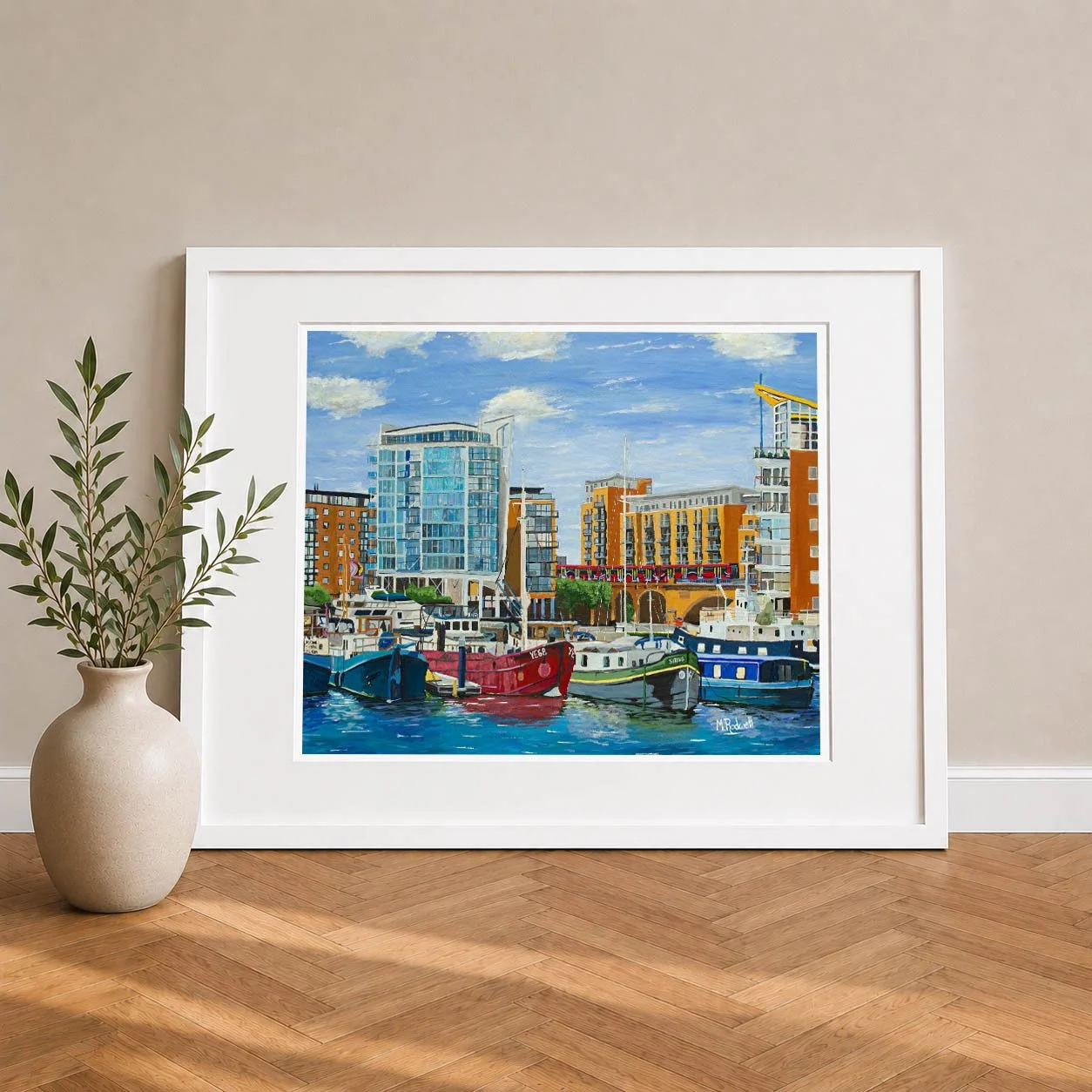 Limehouse Basin East London Print
