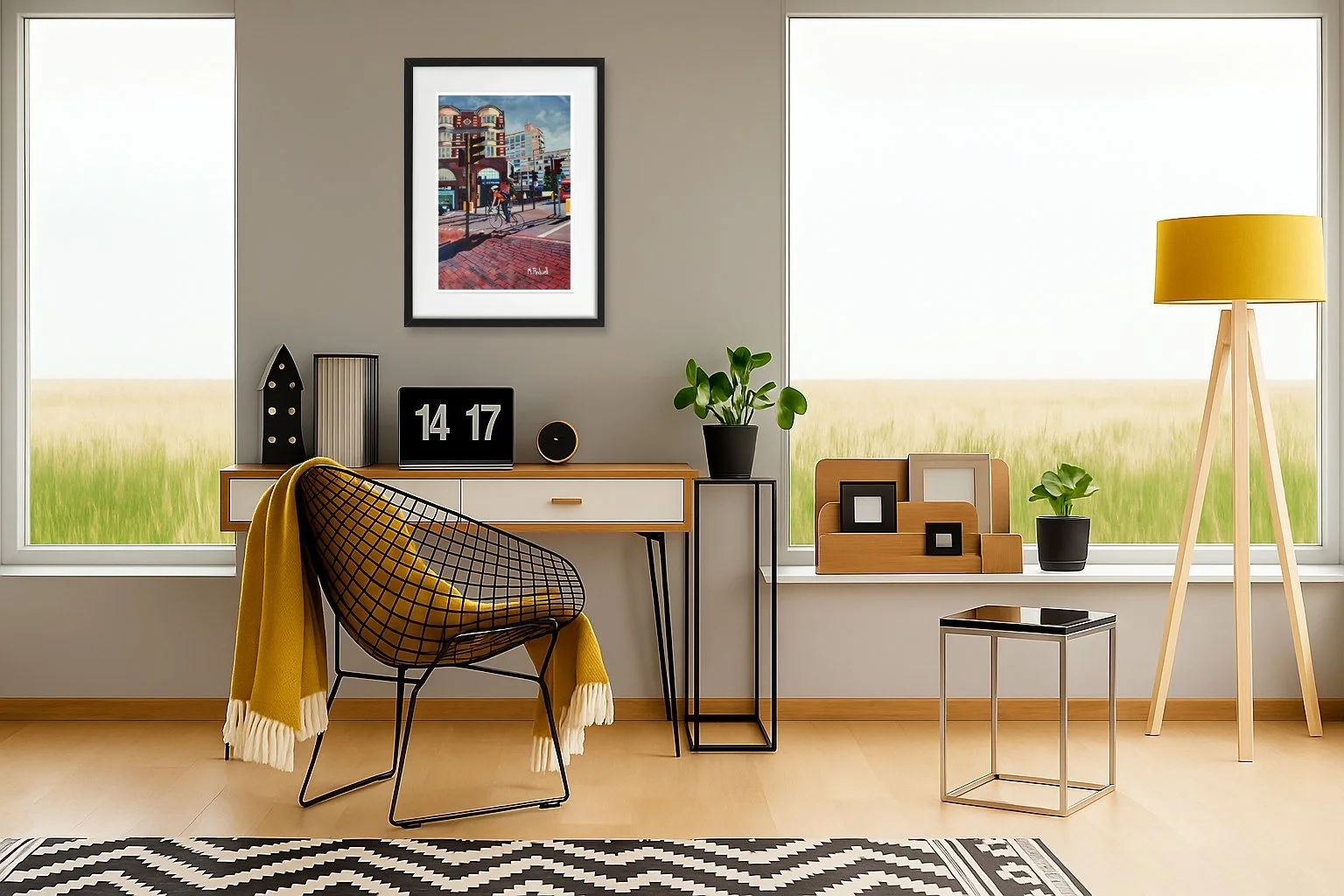 Elephant and Castle Illustration home interior View