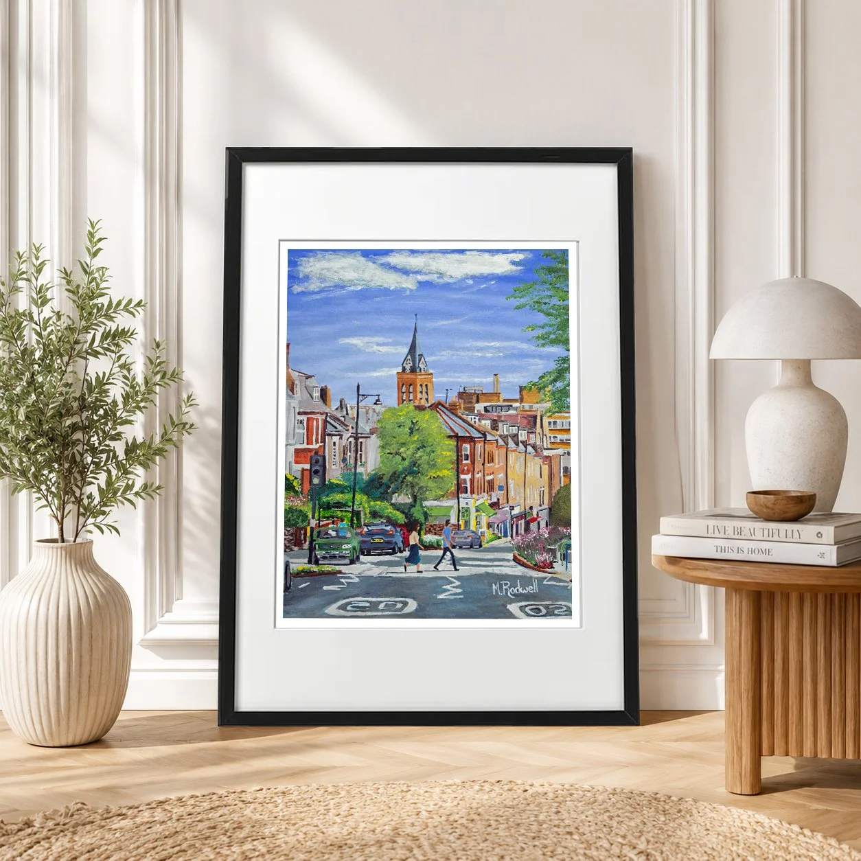 Highgate Hill Colour Print White Frame Art.jpg
