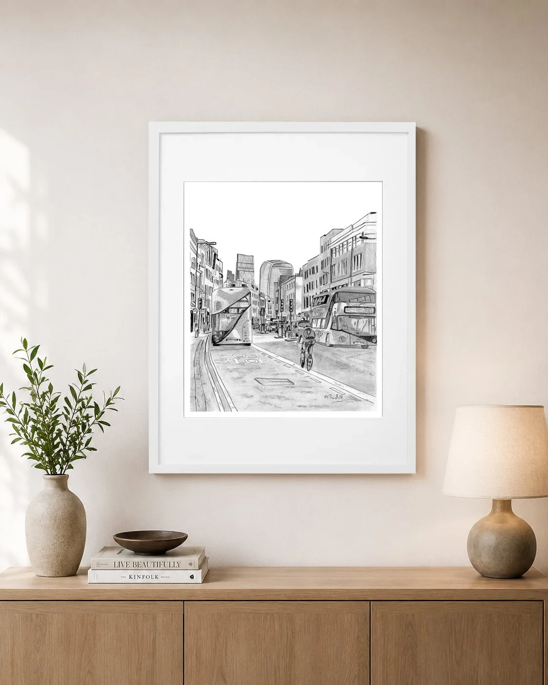 Borough High Street Pencil Print Wall Art.jpg