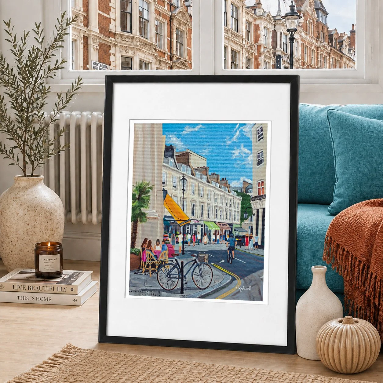 Maida Vale Street Scene London Print for Sale Summers Day