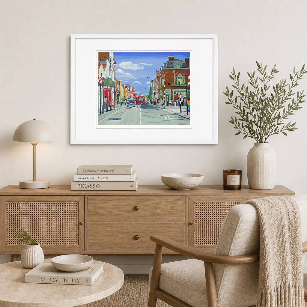 Highagate High Street Print Street Impressionist Artwork.jpg