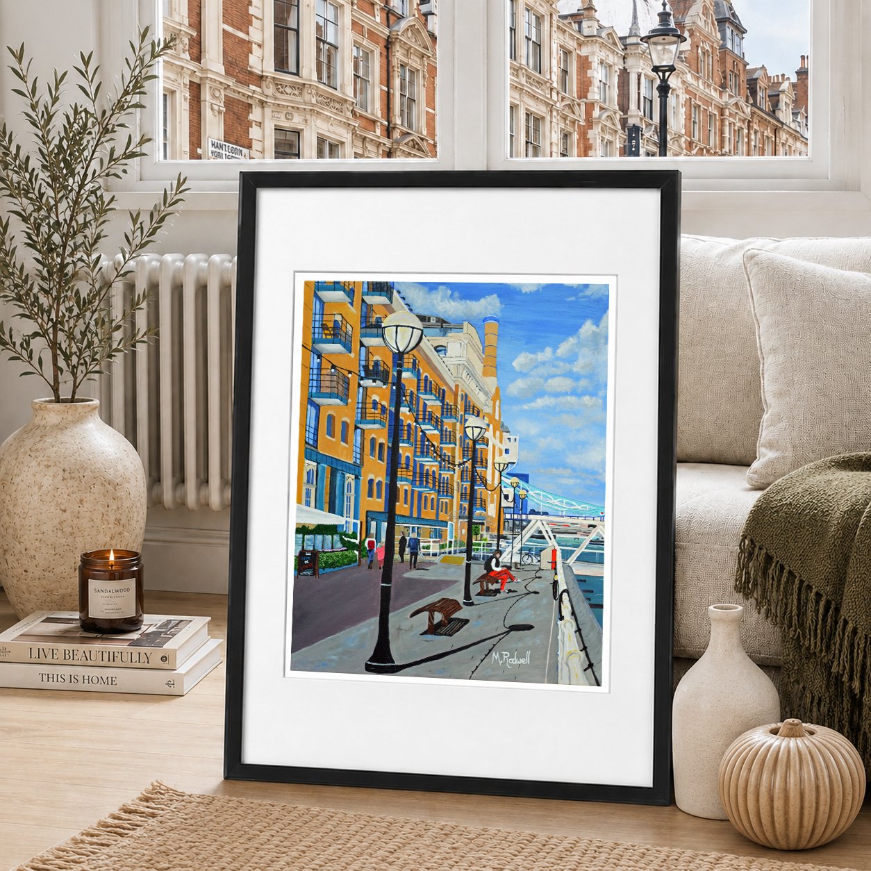 Butlers Wharf, River Thames View, Bermondsey Artwork by Magnus Rodwell