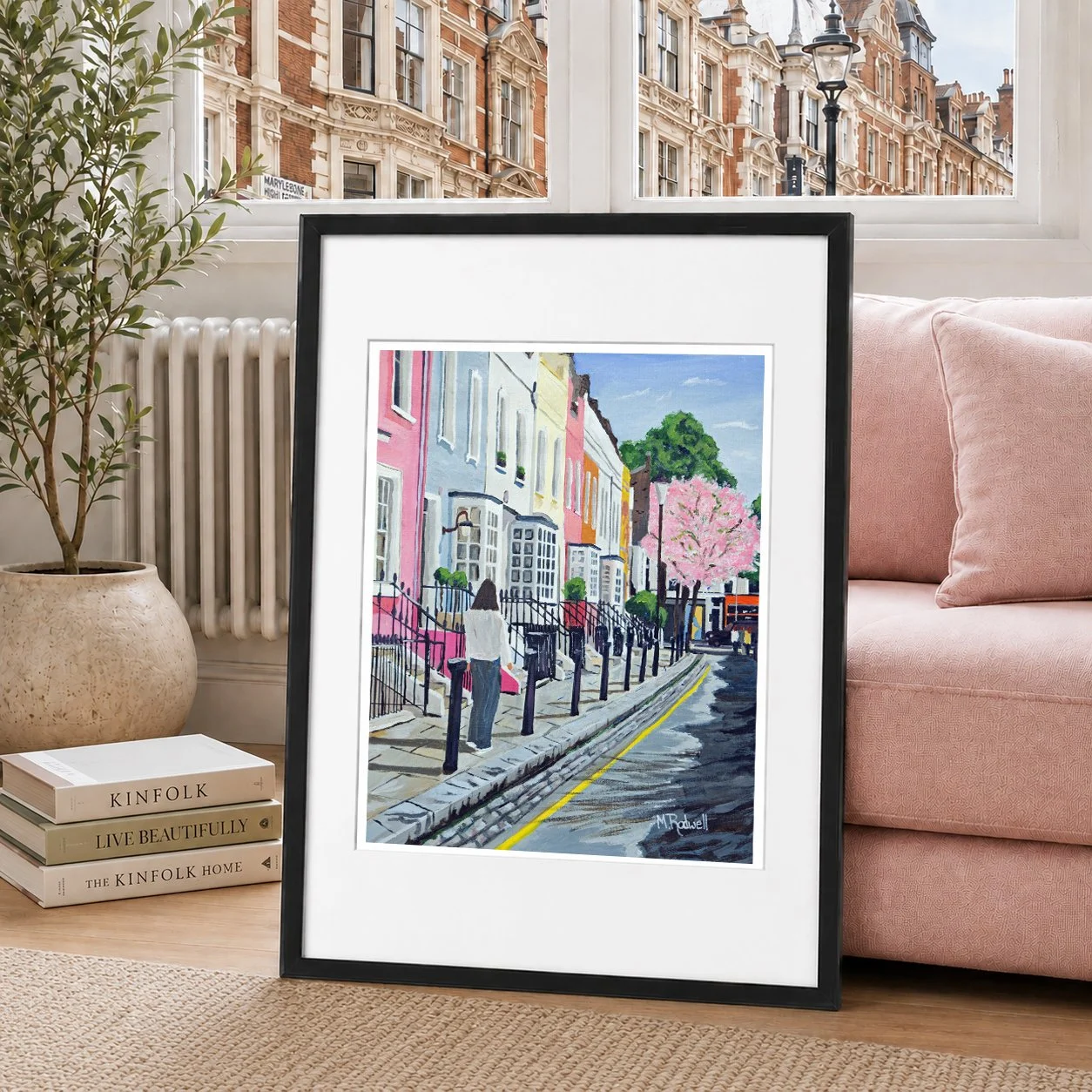 Colour illustration of Bywater Street Chelsea
