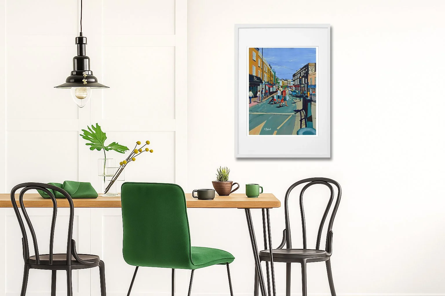 Blackheath London Art Print for the home.  Kitchen Interior