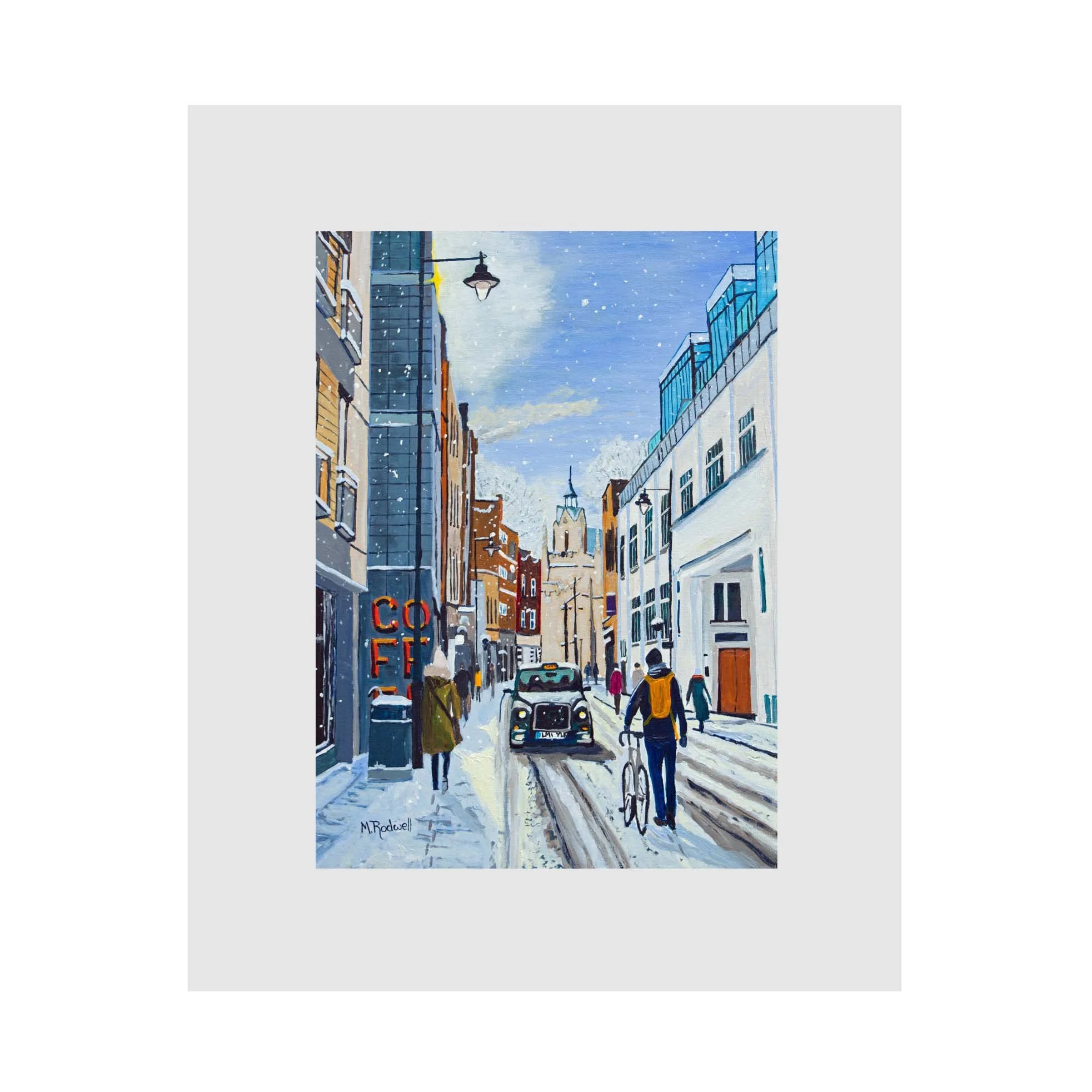 Bermondsey Street in Winter | South London Print
