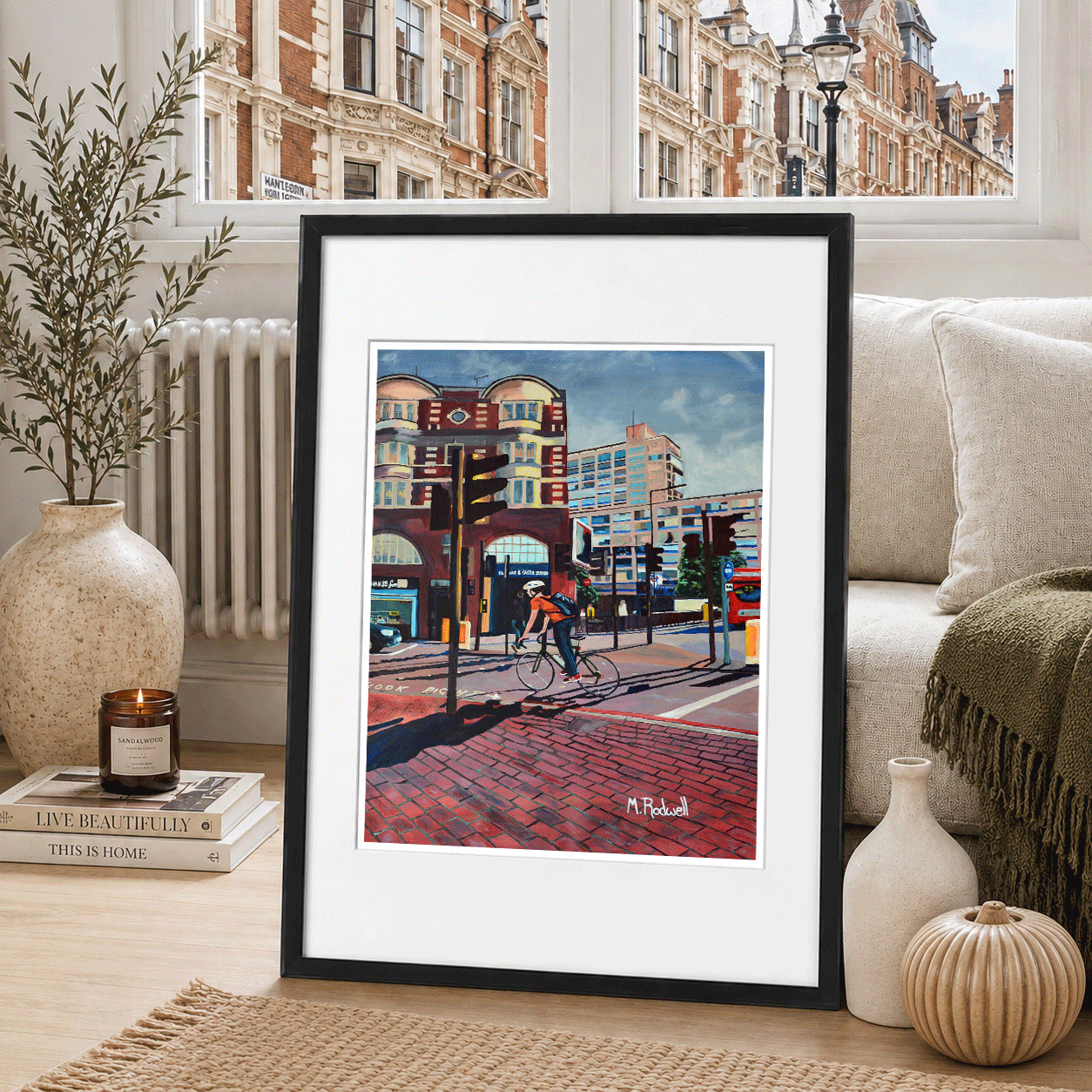 Elephant and Castle Print by Magnus Rodwell