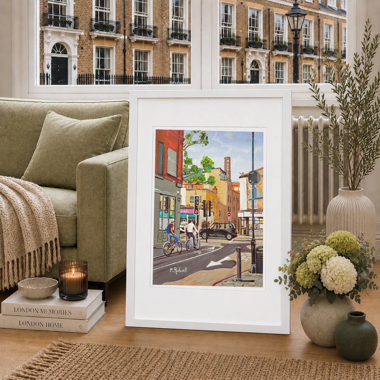 Hartleys Jam Factory Wall Art Print White Frame.jpg