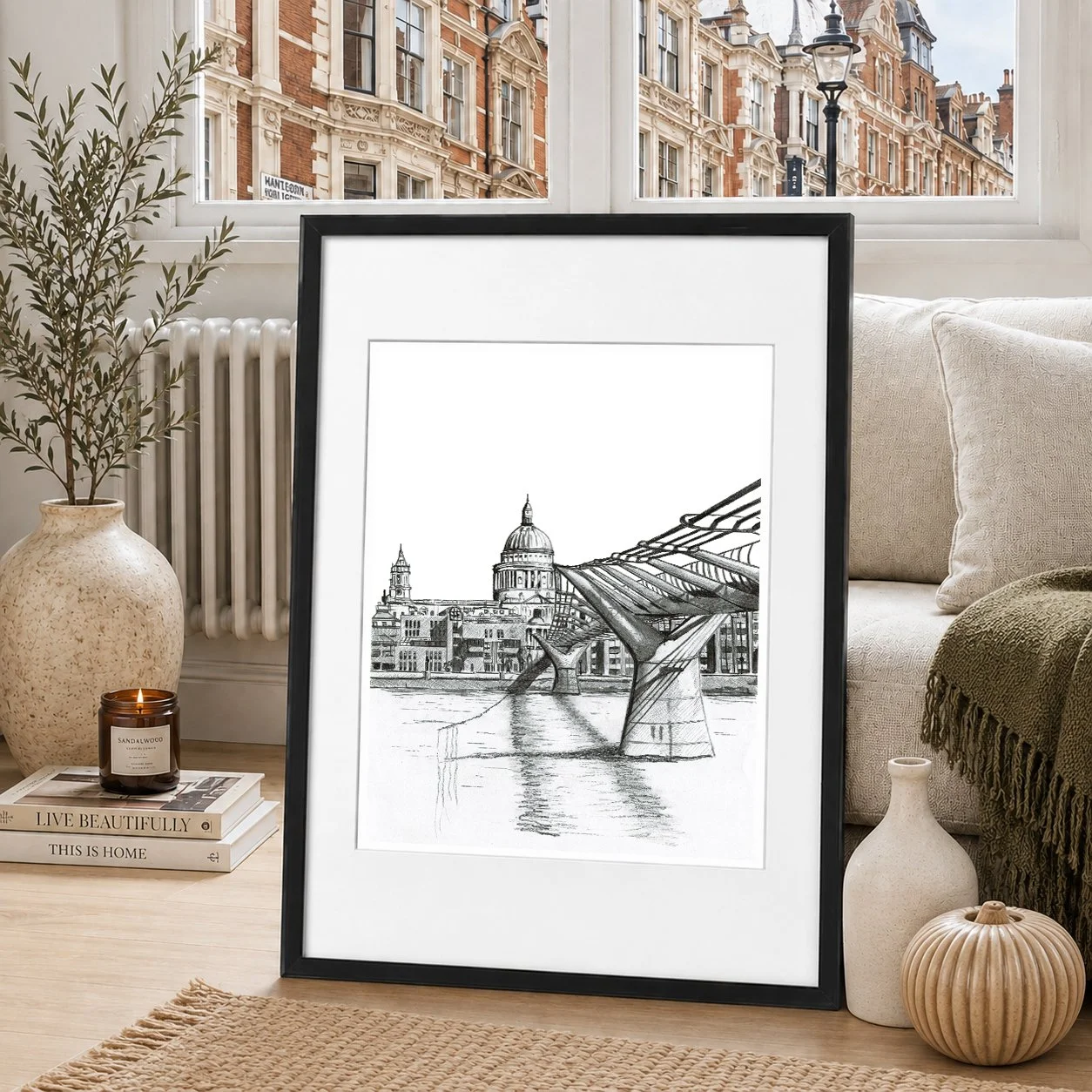 St Paul's Cathedral Pencil Illustration Poster.jpg
