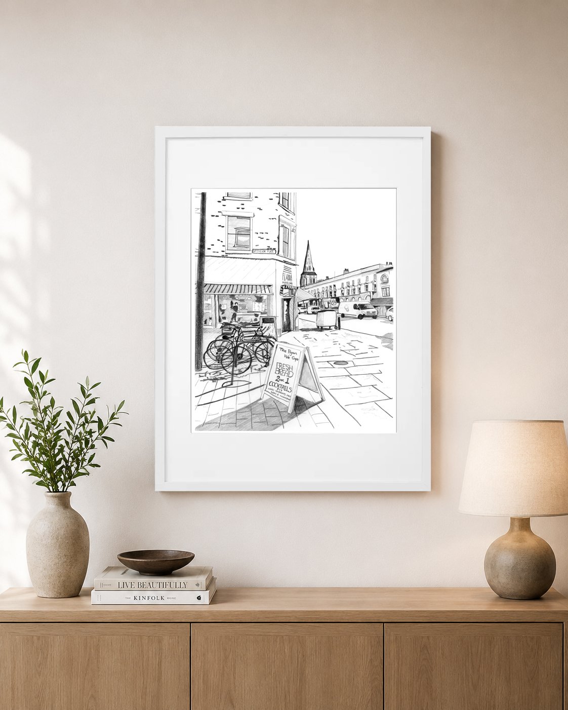 Camberwell Pencil Drawing of High Street.jpg