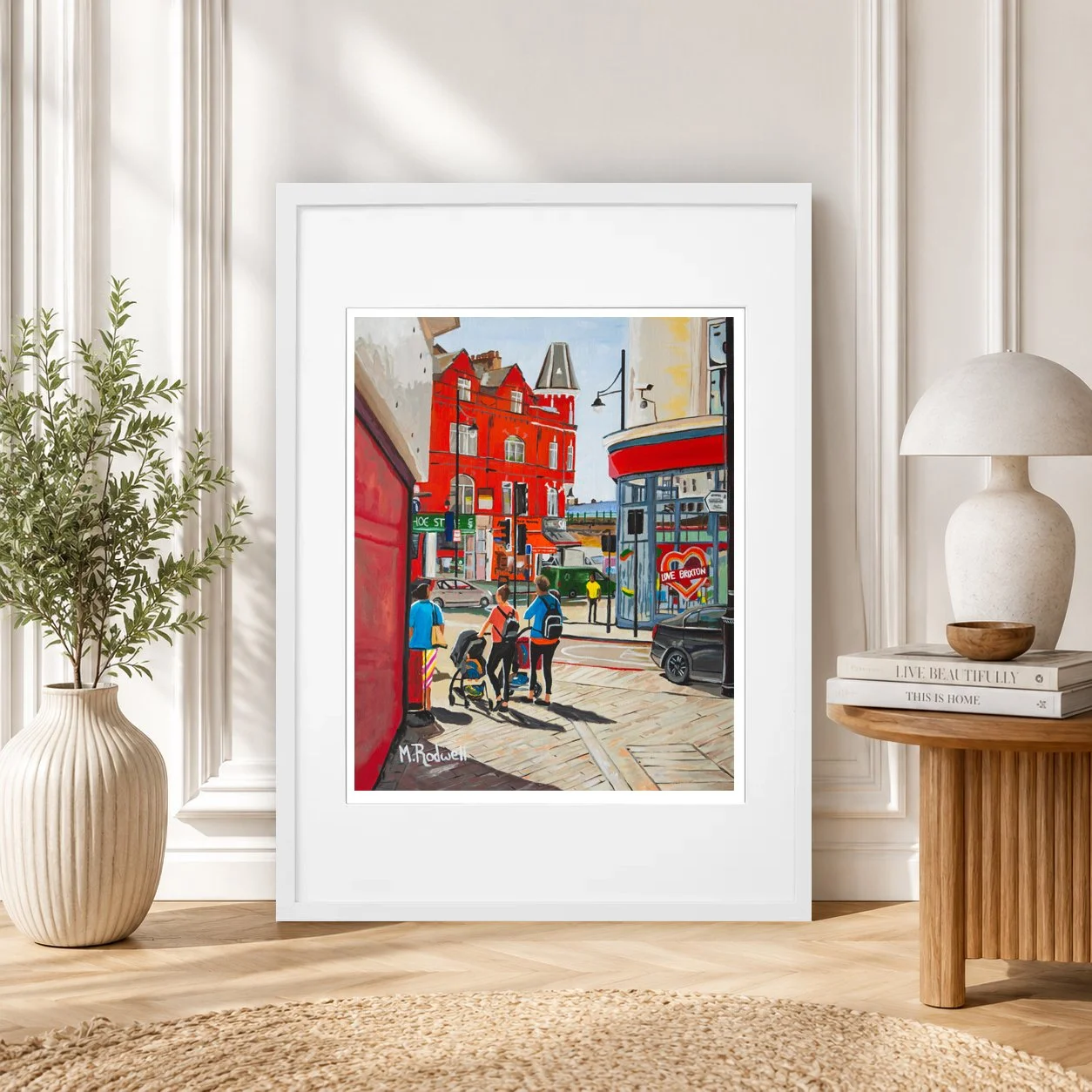 Brixton High Street Print London Art by M.Rodwell.jpg