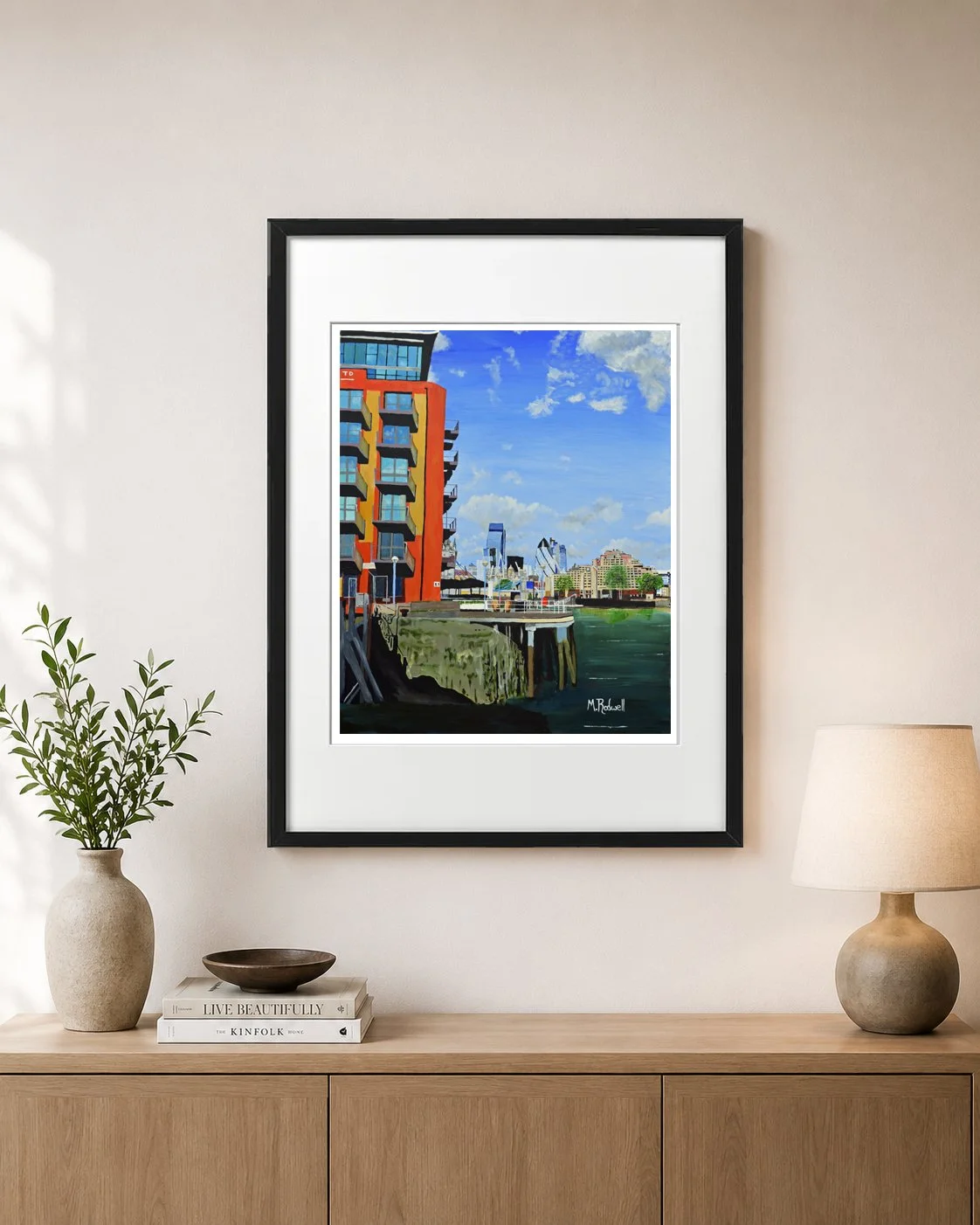 Necking Corner Shad Thames Print London by M.Rodwell.jpg