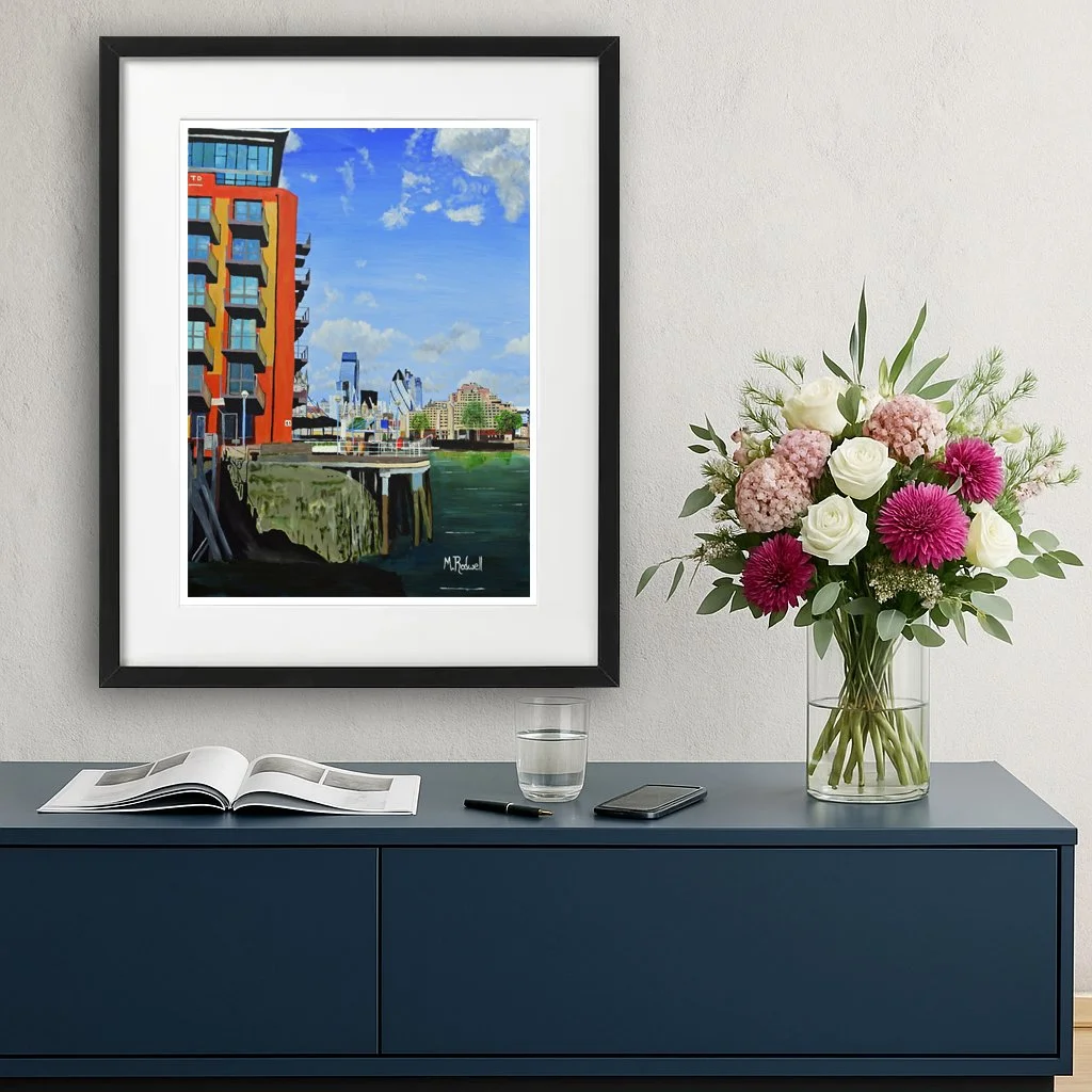 St Saviours Dock Neckinger Corner Bermondsey London Art Print