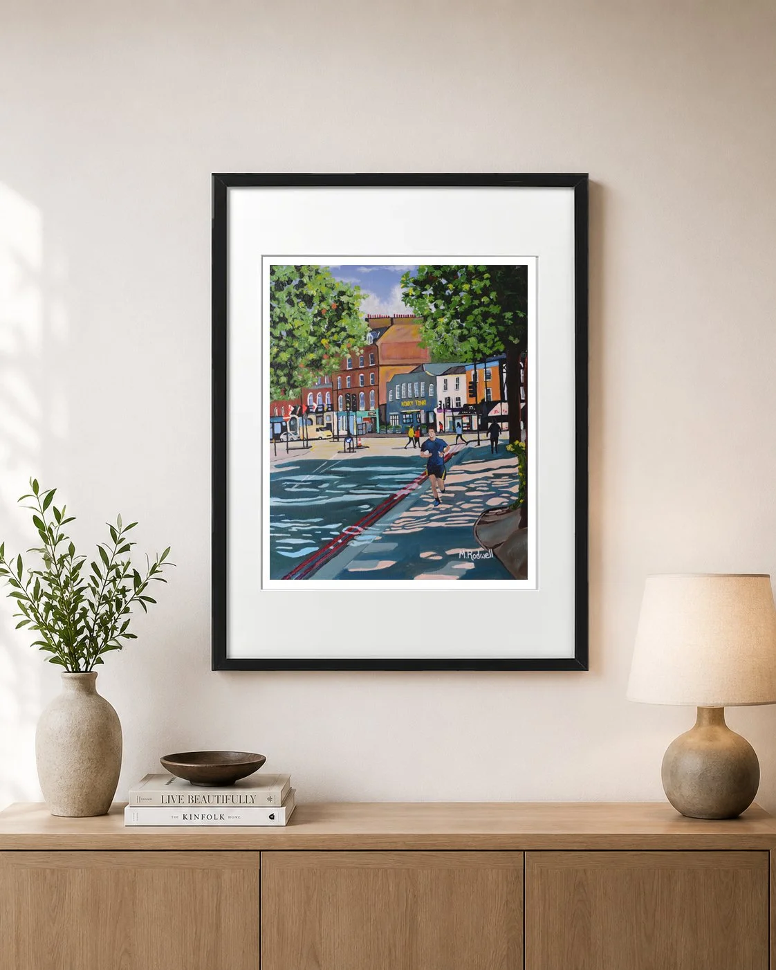 Clapham Common Print London Impressionist Illustration.jpg