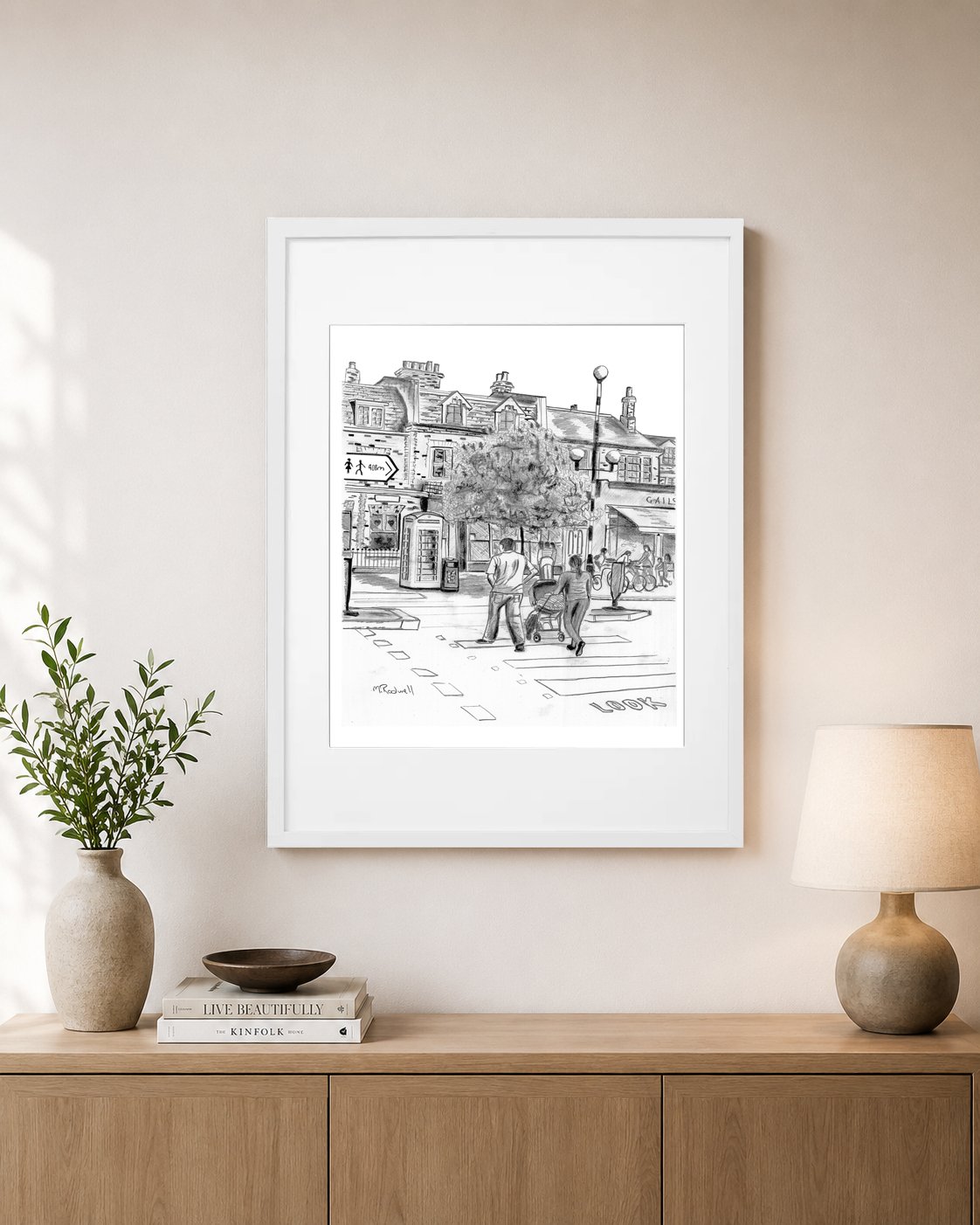 Dulwich Village London Print Pencil Drawing.jpg