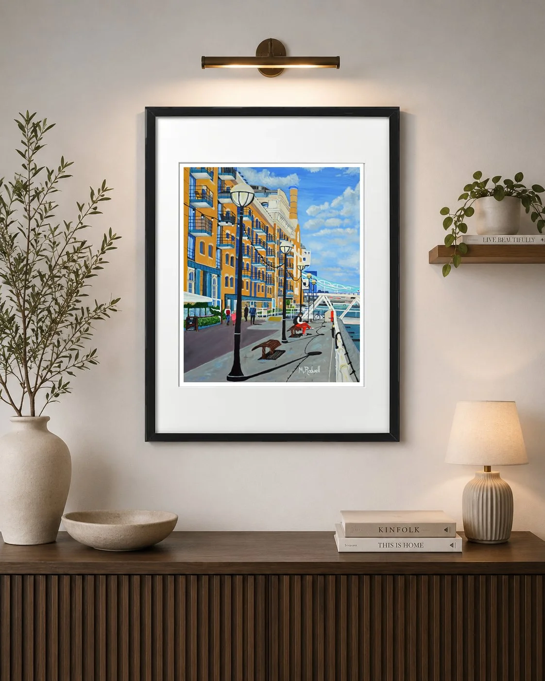 Butlers Wharf Shad Thames Print Framed Wall Art.jpg