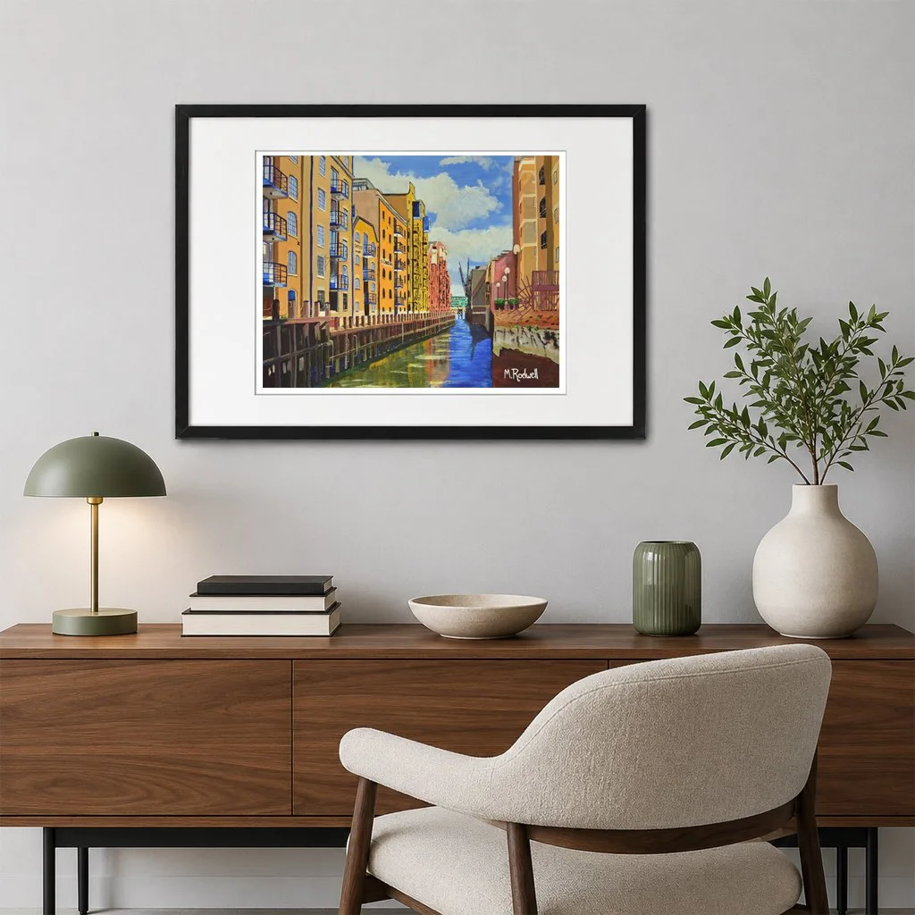 St Saviours Dock Bermondsey Print London.jpg