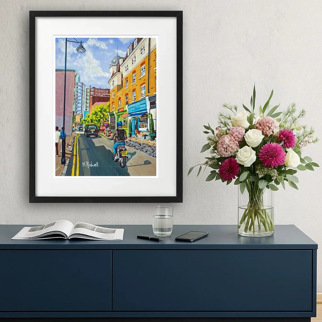 Snowsfields High Street Bermondsey London Street Illustration Artwork