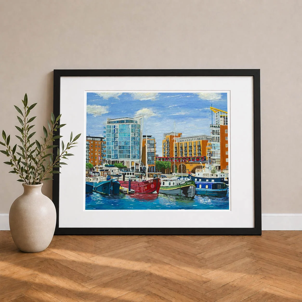 Limehouse Basin London Print