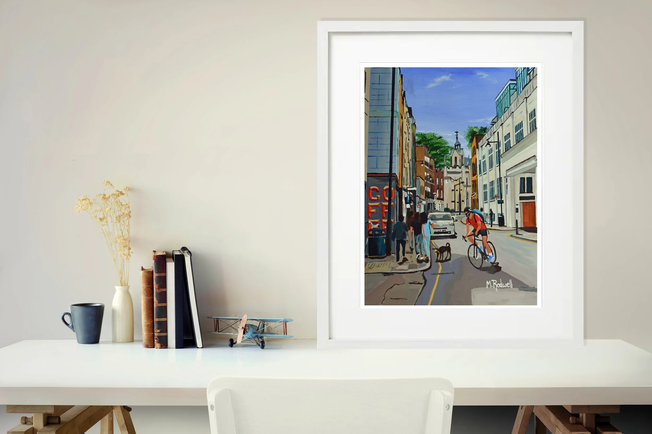 fckoffee Bermondsey Street Painting London Print