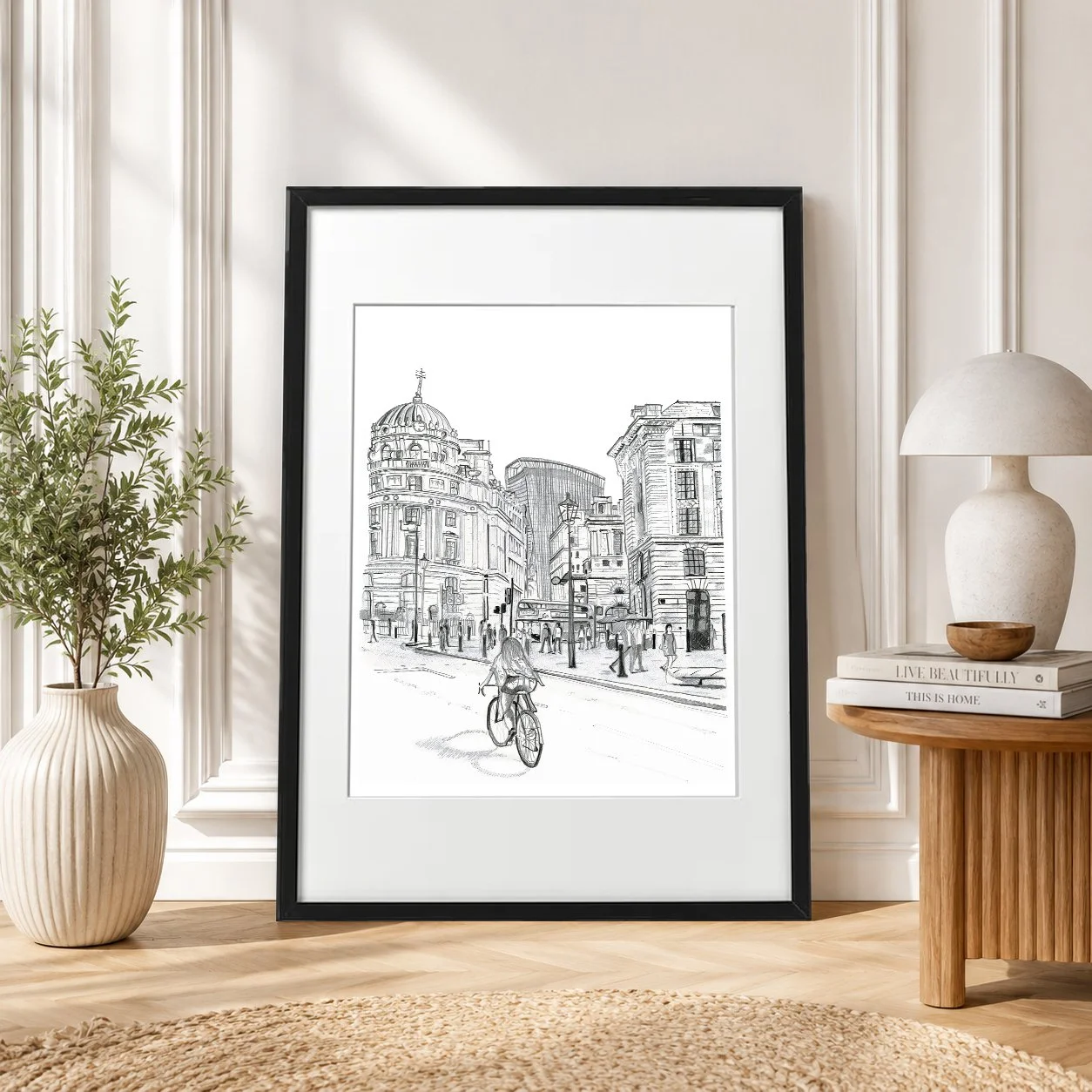 Bank Station Wall Art Pencil Print.jpg
