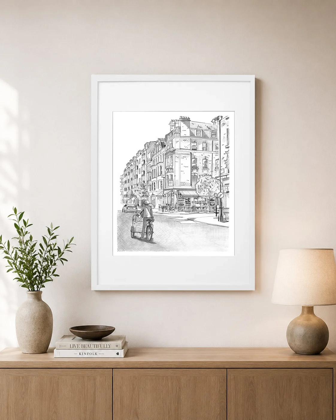 New Cavendish Pencil Print Framed White.jpg