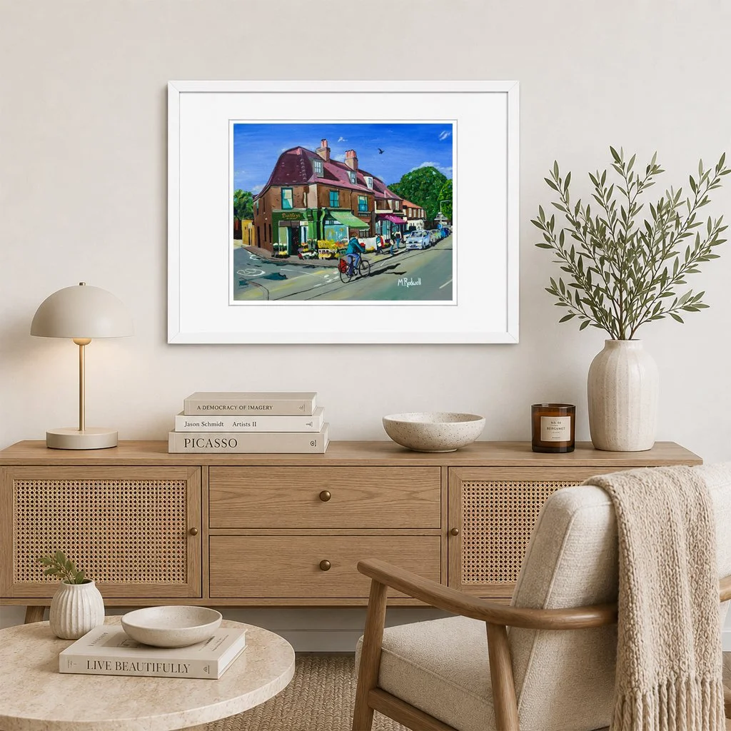 Dulwich Village Print London Street Illustration.jpg