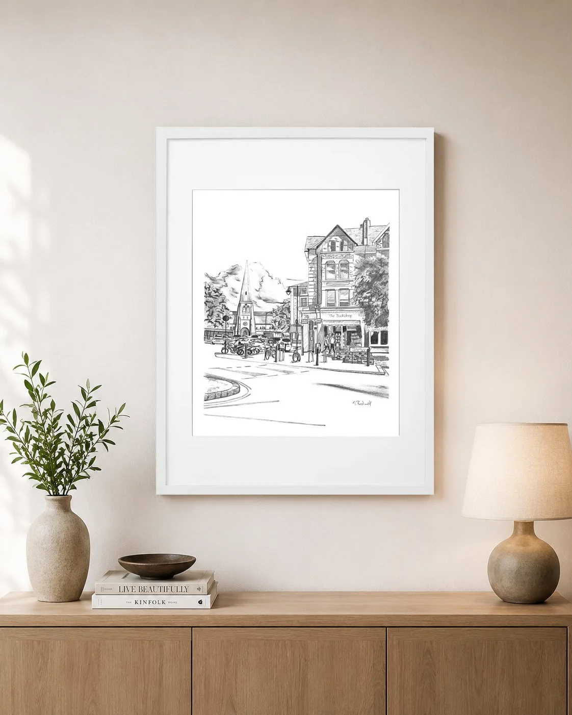 Blackheath Pencil Print Framed for Sale.jpg