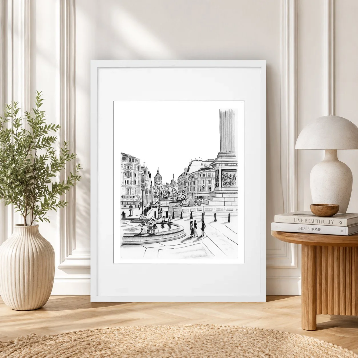 Trafalgar Square Pencil Print.jpg