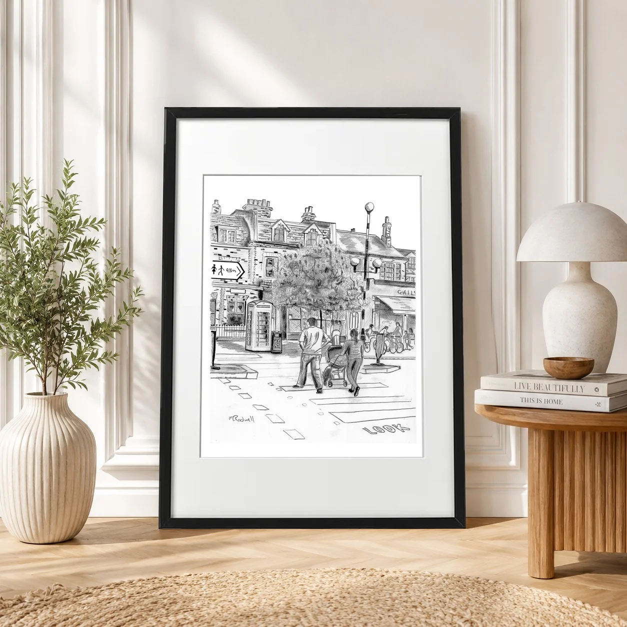 Dulwich Village Wall Art Print Pencil Print.jpg