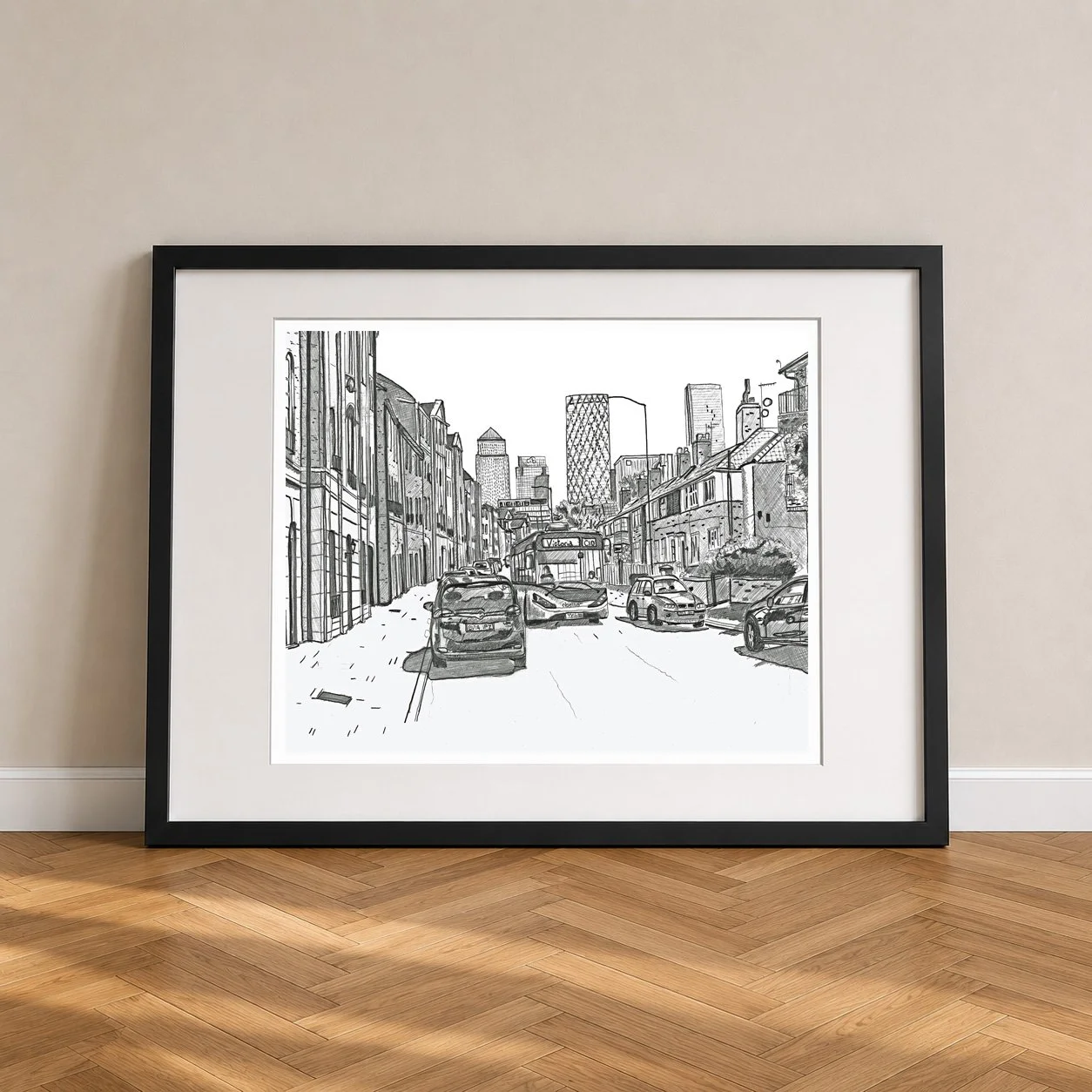 Rotherhithe Street Artwork Framed.jpg
