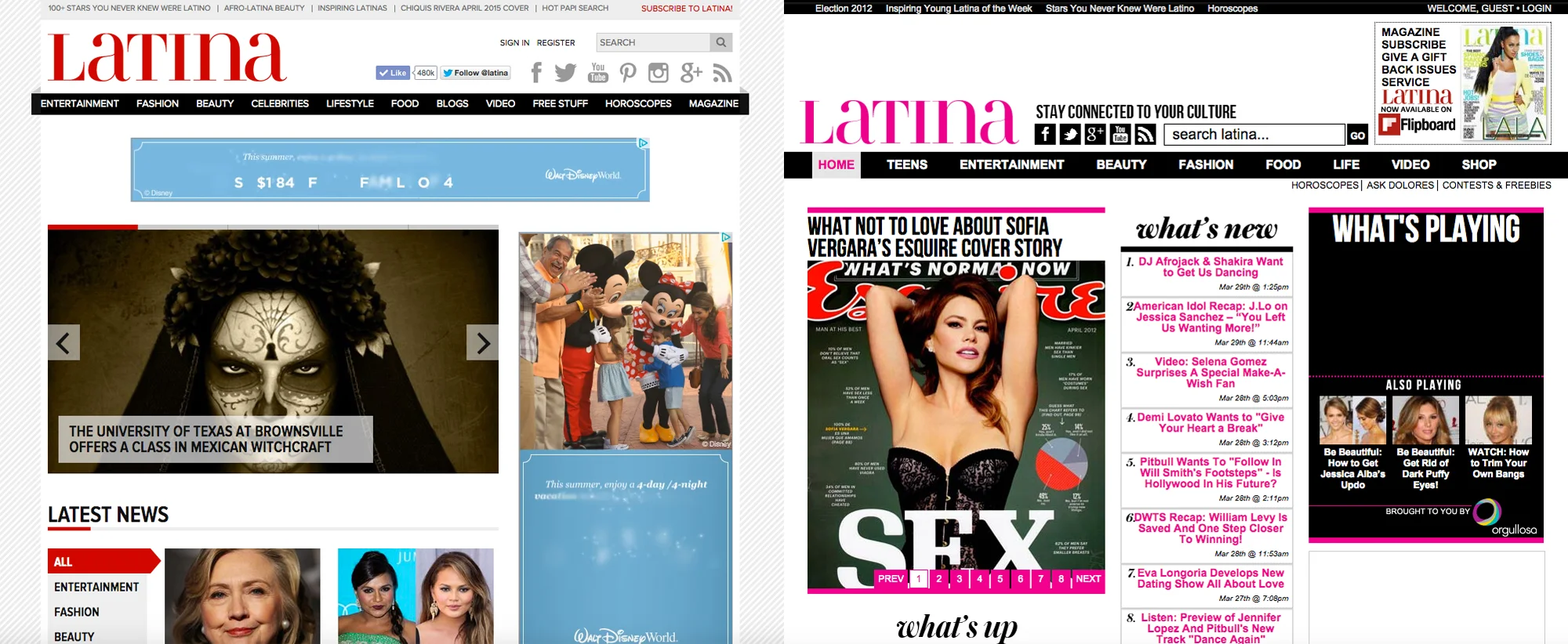 Latina.com Redesign