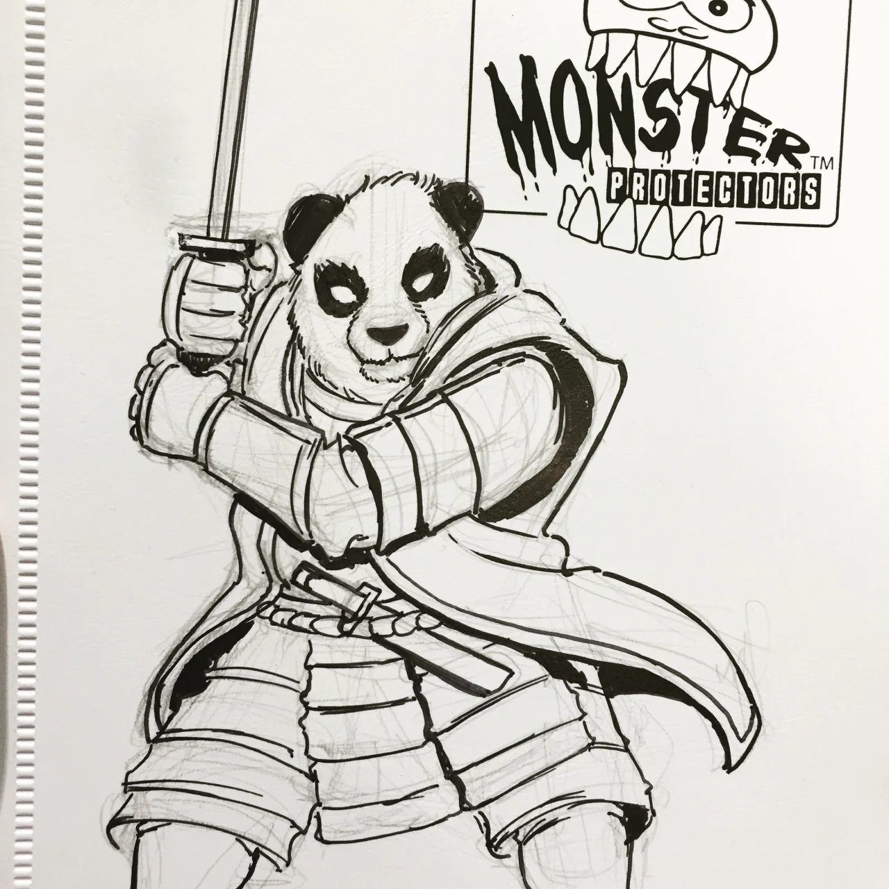 Samurai Panda Commish