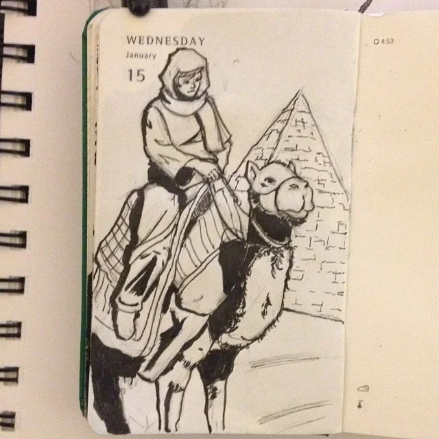 015/364 Humpday #camel #desert #ink #asketchaday #moleskine #doodle #art #artistoninstagram #sketch #humpday #wednesday #artistontumblr