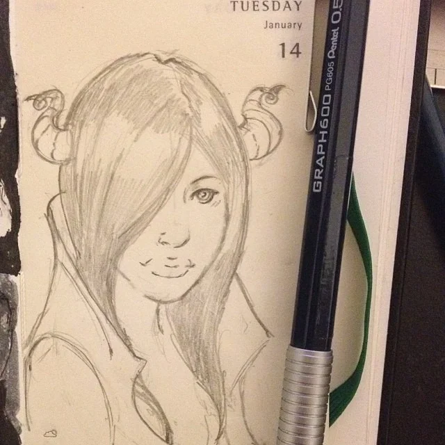 014/364 Succubus #pencil #sketch #moleskine #doodle #asketchaday #demon #folklore #maneater #art #artistoninstagram #woman #succubus #monster #artistontumblr