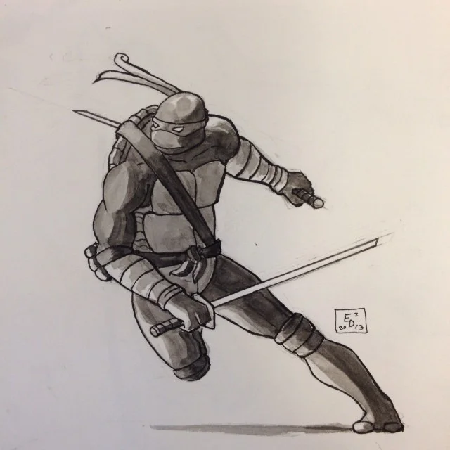 #Leonardo #inktober