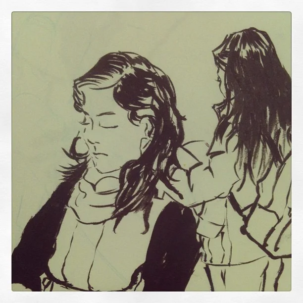 Bart sketchin #girls #art #ink #lifedrawing #sketchbook #sketch #drawing #bart #commute
