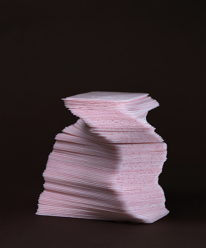 Pink Communion Wafer Tower