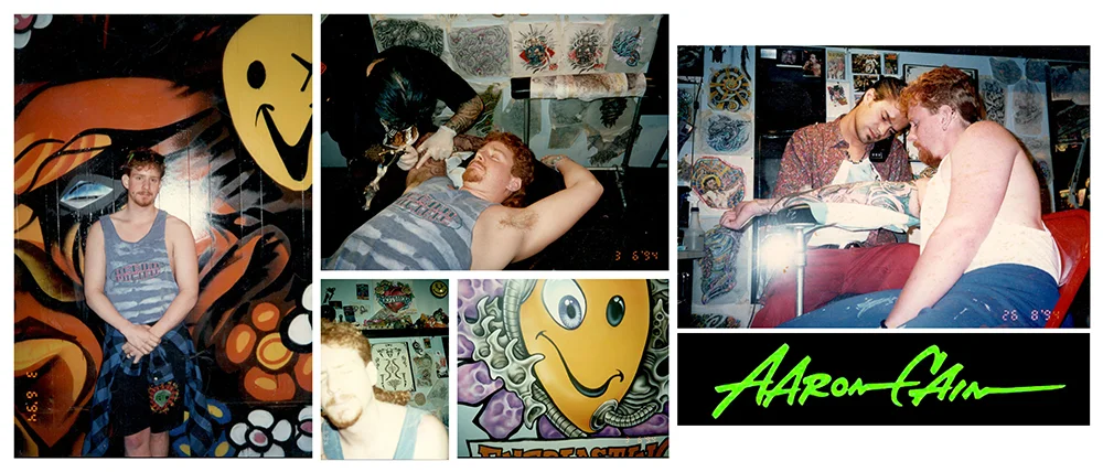 First Sleeve. Aaron Cain. Everlasting Tattoo. San Francisco, California. 1994