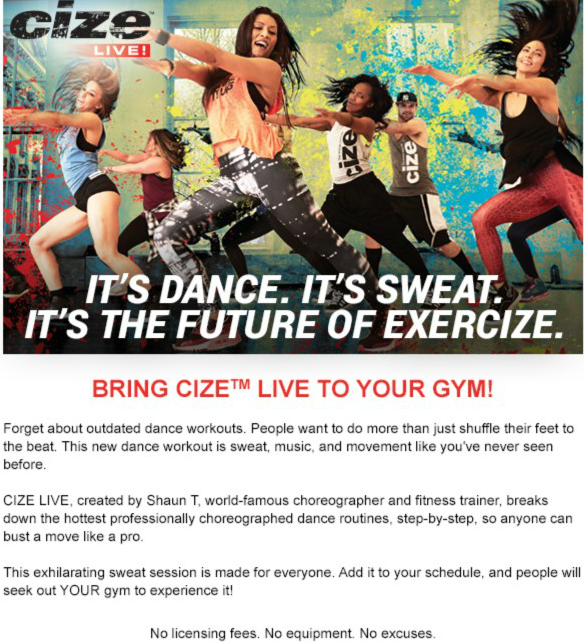 what is cize workout
